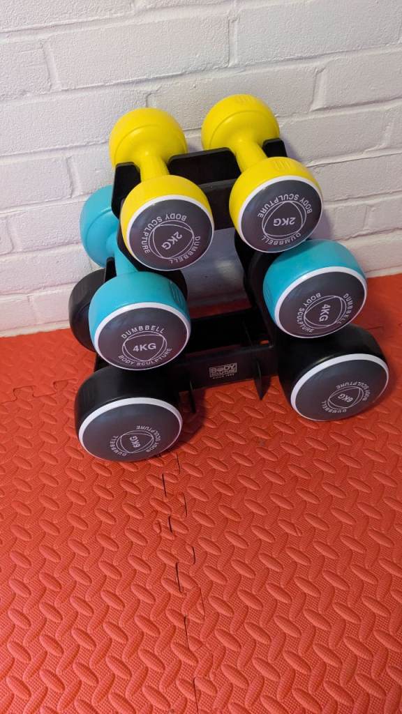image for Body sculpture Dumbells tower 19kg & 24kg