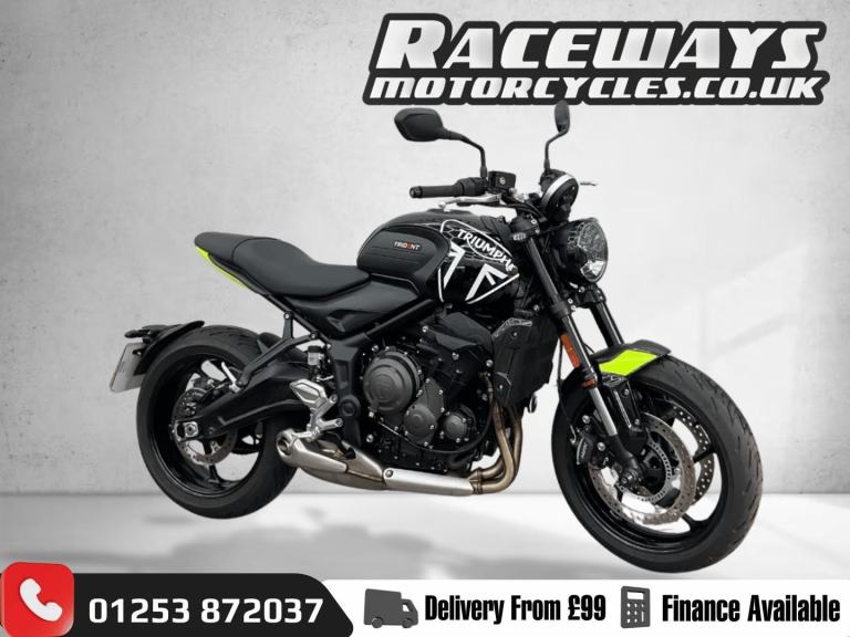 TRIUMPH TRIDENT 660, 660cc , 2024 74 PLATE,ONLY 1,986 MILES, USED MOTORCYCLE,