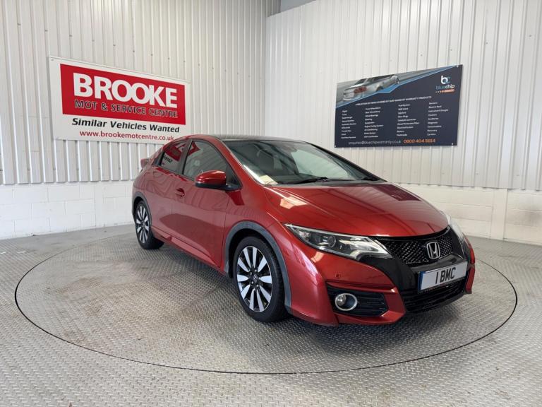 2016 Honda Civic 1.8 i-VTEC SR 5dr Auto HATCHBACK PETROL Automatic