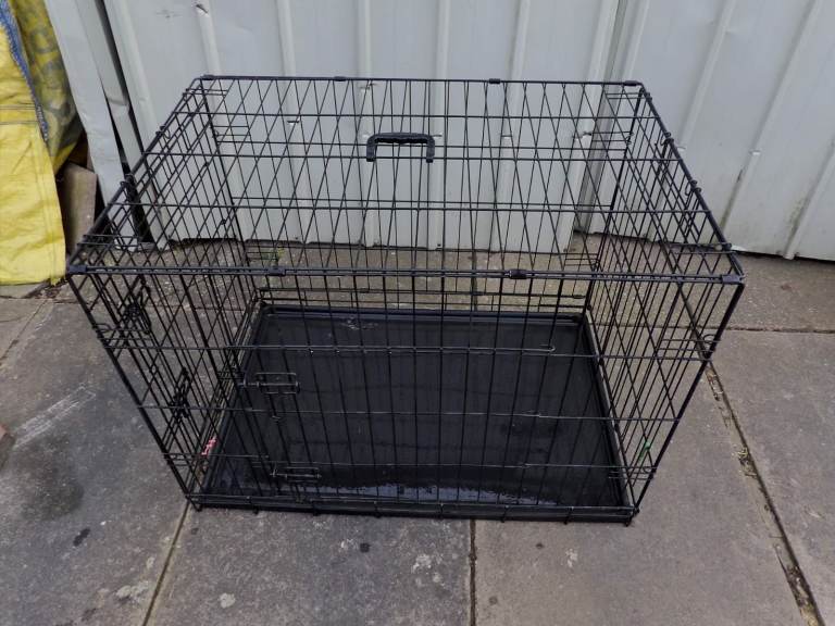DOG/PET CAGE WITH REMOVABLE DOOR BOTTOM TRAY