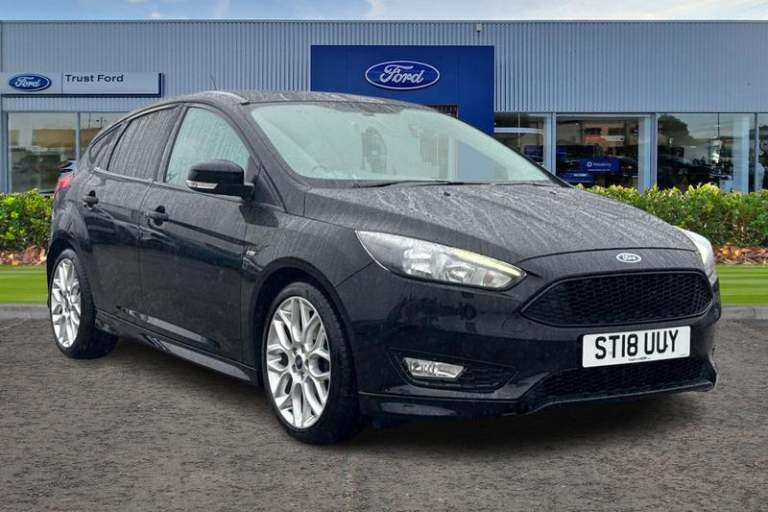 2018 Ford Focus 1.0T EcoBoost ST-Line Hatchback 5dr Petrol Manual- With Satellite Navigatio Hatch...