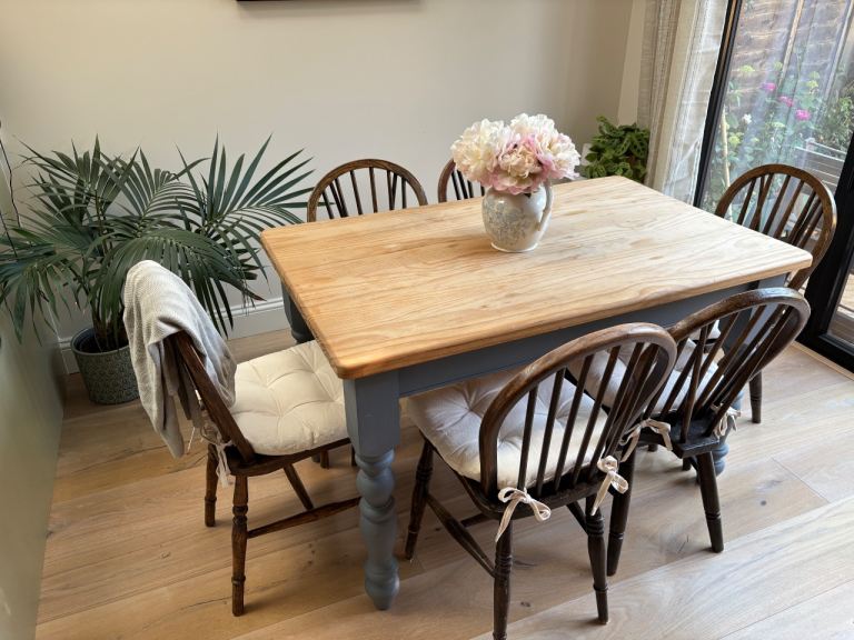 Farmhouse kitchen table 