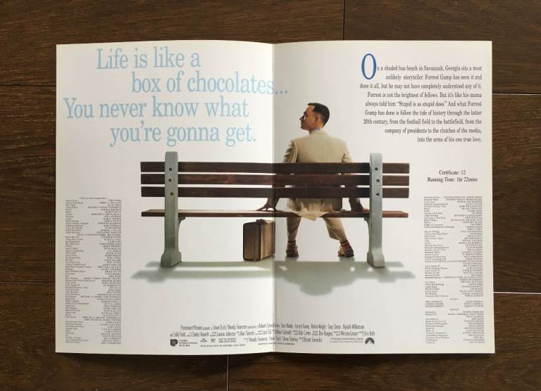 Forrest Gump ' Original Film Memorabilia