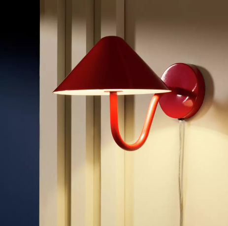 Habitat Wave Red Mid-Century Wall Lamp – Second-Hand, Free