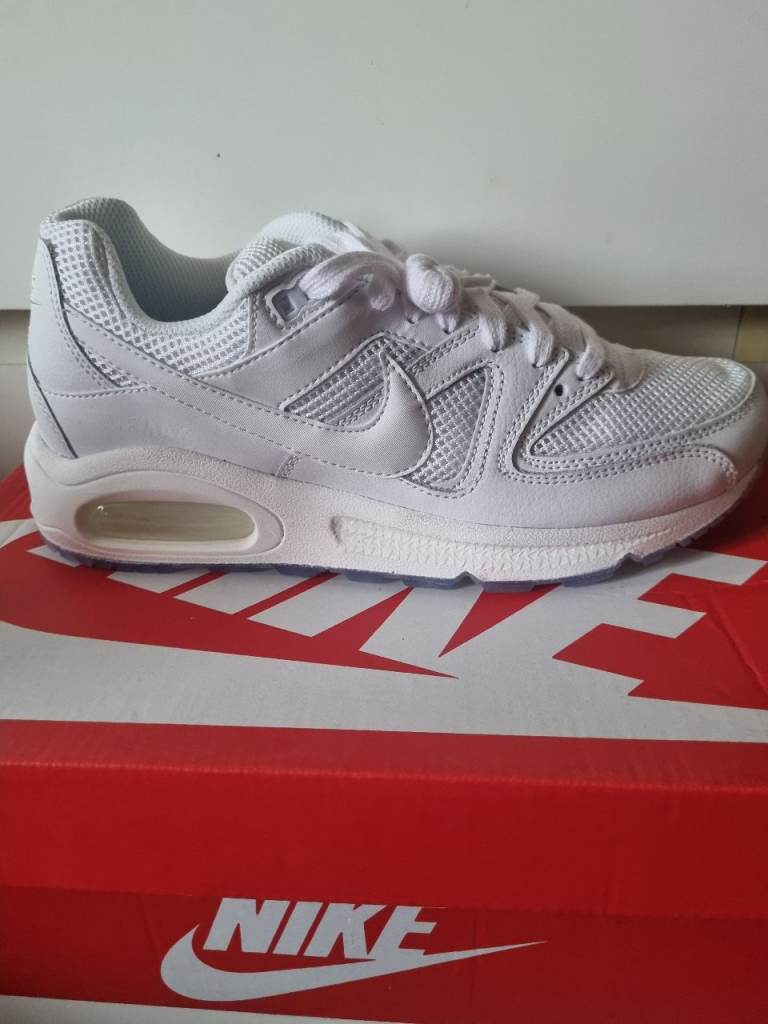 New Nike Air Max Trainers – White, Unworn