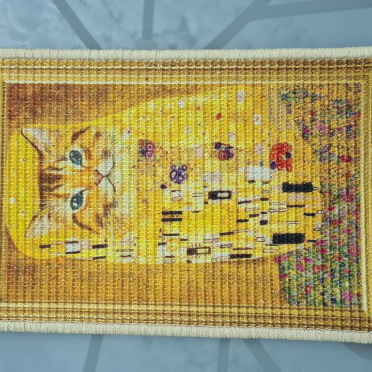 Cat scratch mat