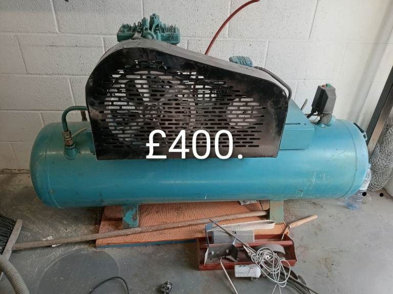 Air Compressor – Blue, Fully Functional, Good for Workshop