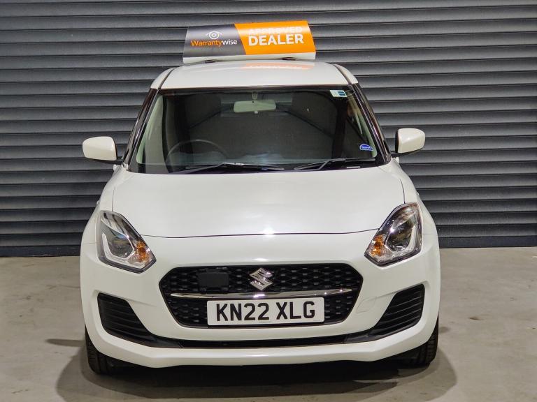 SUZUKI SWIFT; 1.2 PETROL HYBRID; 82BHP; SZ-L; 5 DOOR; MANUAL; WHITE; 57.9 MPG;