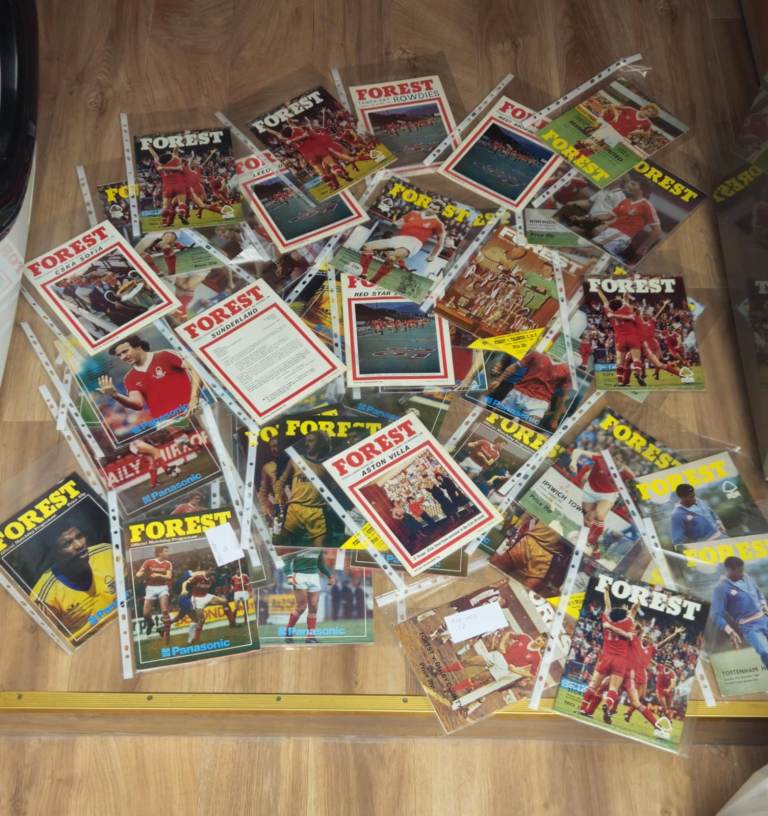 Nottingham Forrest Collection 78-82 Official Matchday Programme
