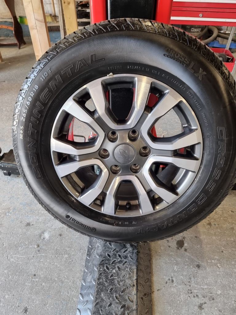 4 x Ford ranger alloy wheels 