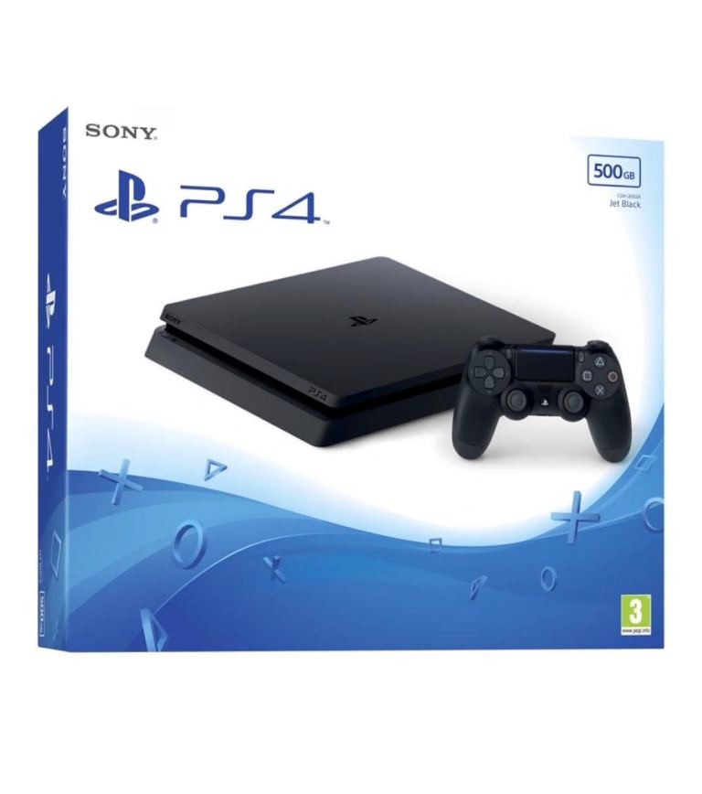 Sony PS4 500GB Console - Jet Black, Brand New in Box