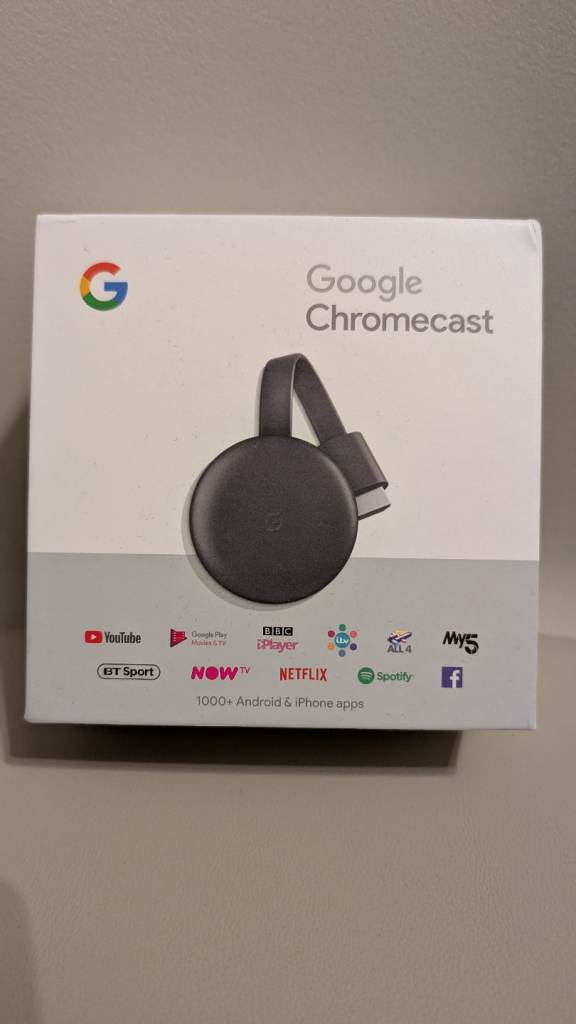 New Google Chromecast 3rd generation 