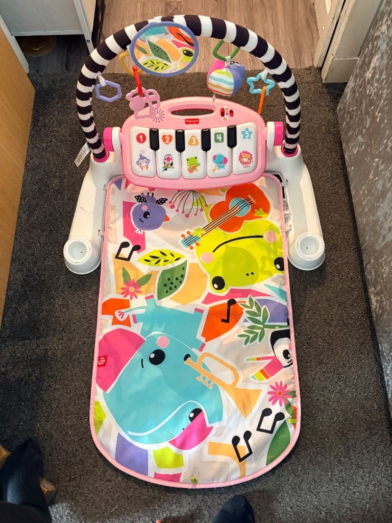 Fisher-Price Kick & Play Piano Gym Playmat – Good Condition
