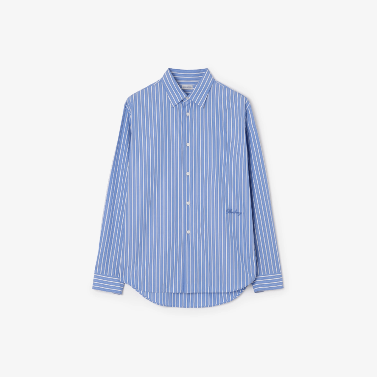 P&C - Blue and White Striped Long Sleeve Shirt 