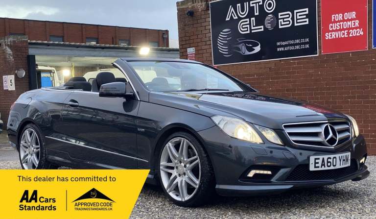 2010 Mercedes-Benz E Class 3.0 E350 CDI V6 BlueEfficiency Sport Cabriolet G-Tronic Euro 5 2dr CON...