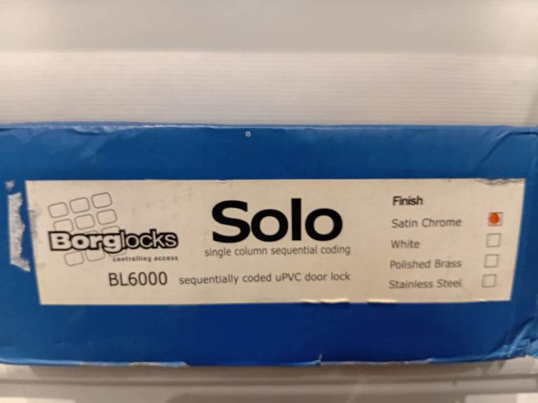 Borglocks BL6000 coded upvc door lock