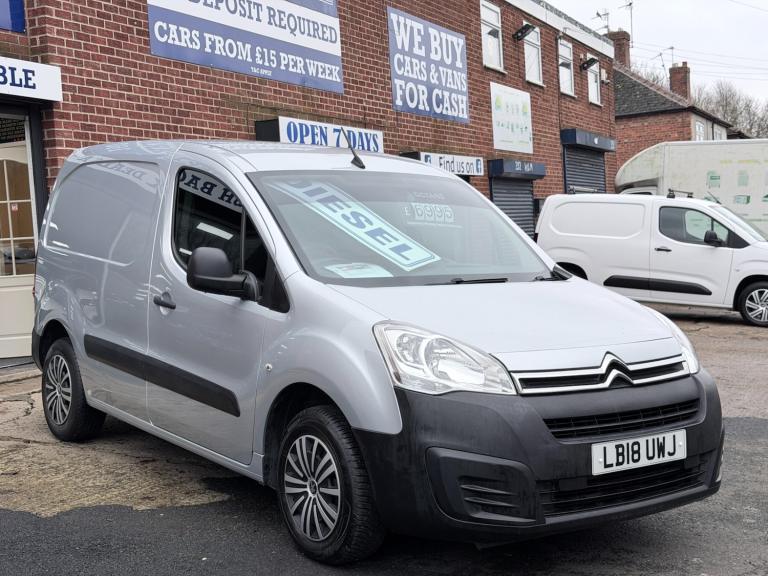2018 Citroen Berlingo 1.6 BlueHDi 850Kg Enterprise 100ps PANEL VAN Diesel Manual