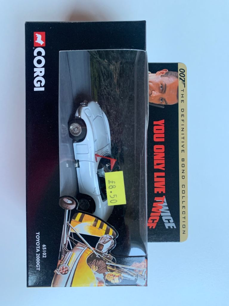 Corgi 007 James Bond Toyota 2000GT Die-Cast Model Car - New in Box