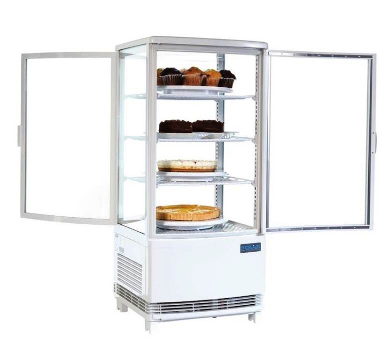 Polar C-Series Curved Door Display Fridge 86Ltr WHITE- USED -BRAND NEW