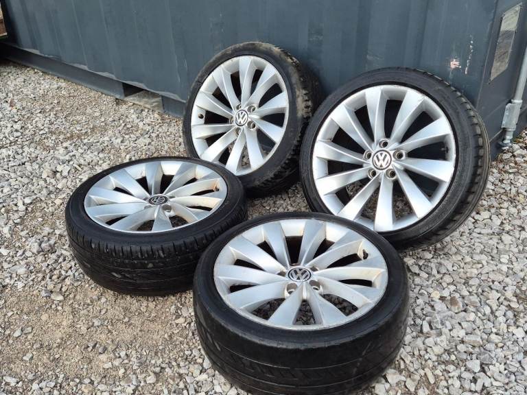 🌟Genuine Vw Turbines 18 inch alloy wheels 5x112