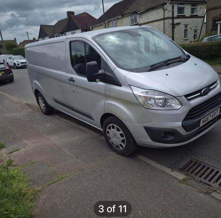 Ford, TRANSIT CUSTOM, Panel Van, 2017, Manual, 1996 (cc)