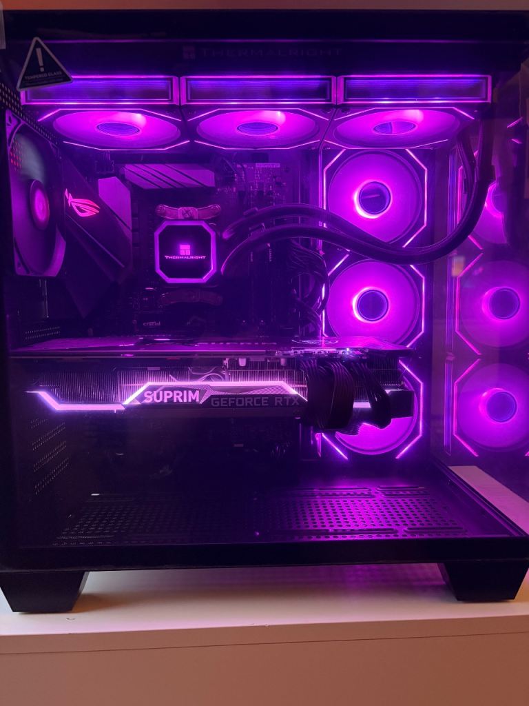 RGB Gaming PC | RTX 3080 Suprim X | Ryzen 5 5600XT | 32GB | 1TB SSD ...