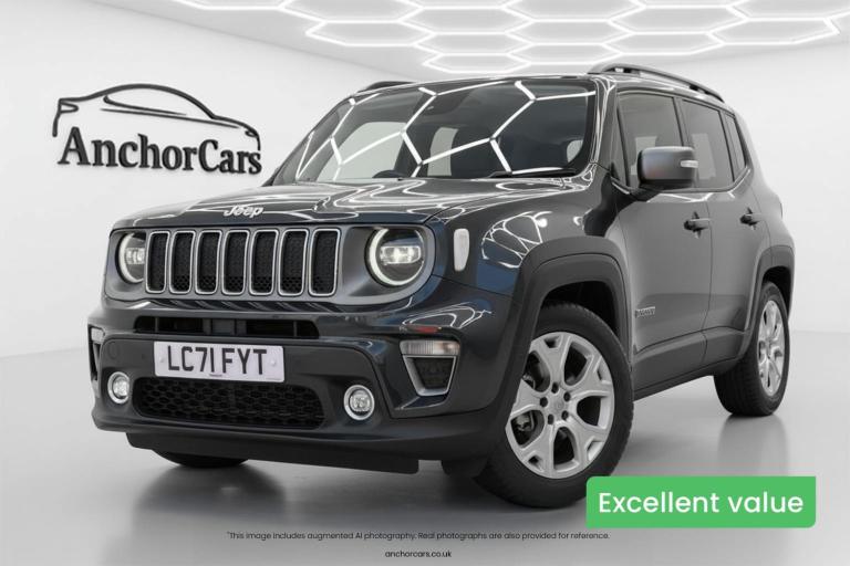 2021 Jeep Renegade 1.0 GSE T3 Limited SUV 5dr Petrol Manual Euro 6 (s/s) (120 ps) Estate Petrol M...