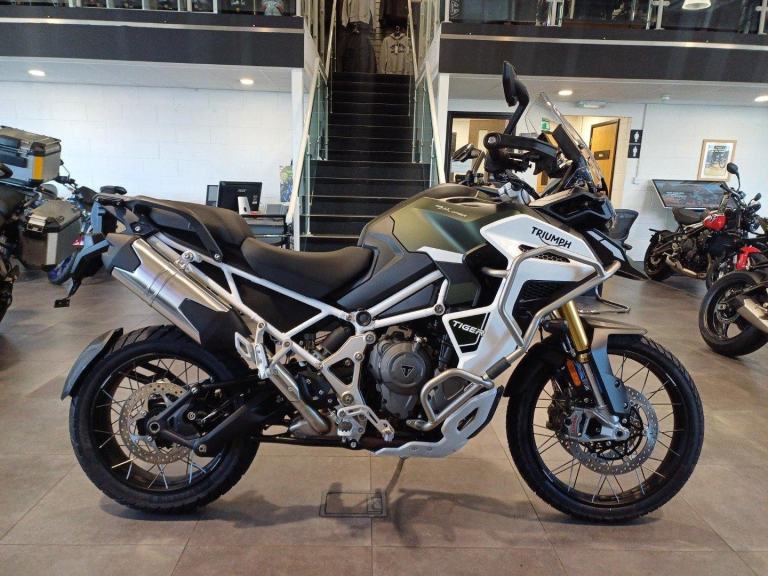 Triumph Tiger 1200 Rally Explorer, 2025, Matt Khaki Green. IN STOCK NOW