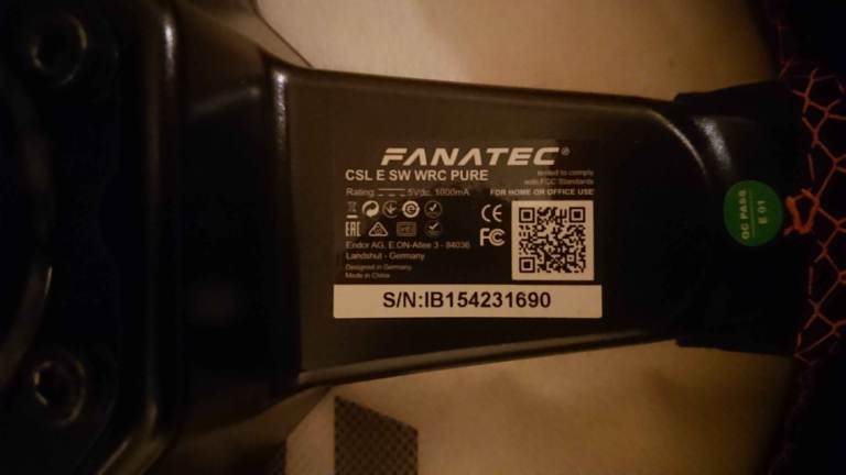 CSL Elite Steering Wheel WRC for PS, PC and Xbox.