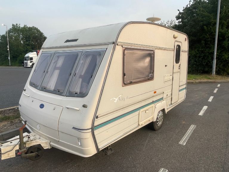 1997 Bailey Ranger 2 berth caravan, project or spares as partially stripped out, no damp