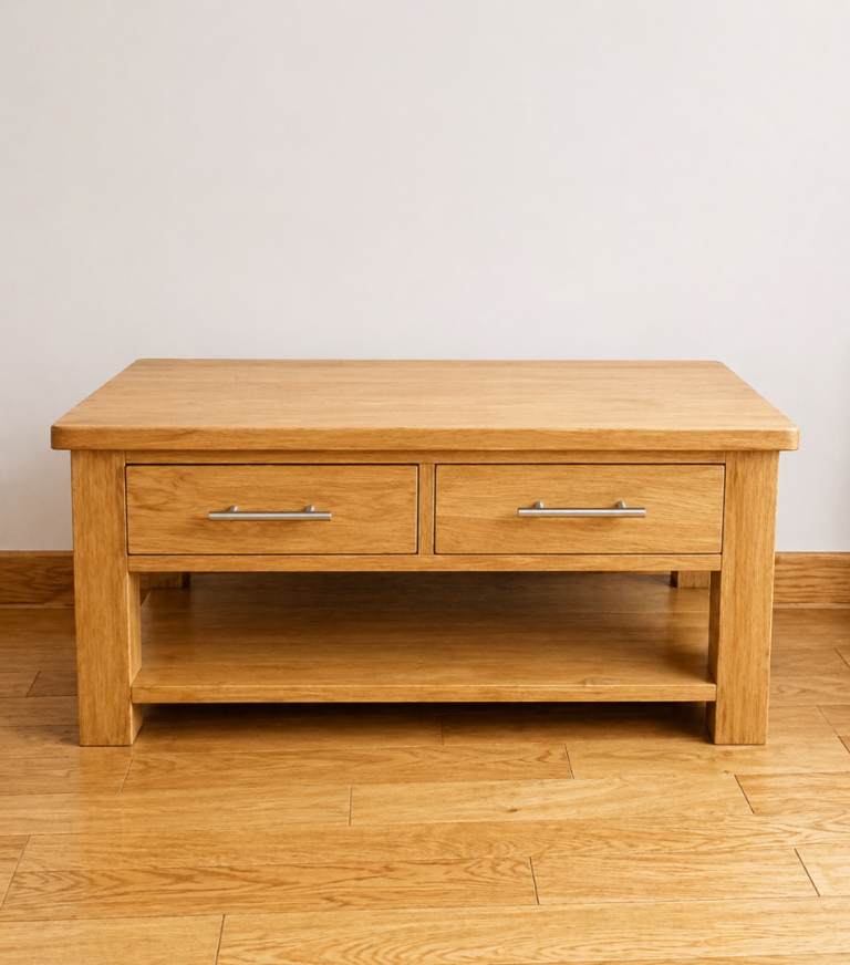 Oak coffee table 