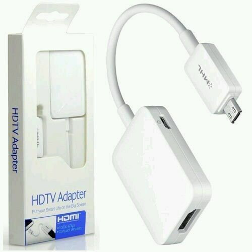 Brand New Genuine Samsung MHL to HDMI HDTV Adapter For Galaxy S5 S4 S3 Note 2 3 4 etc White