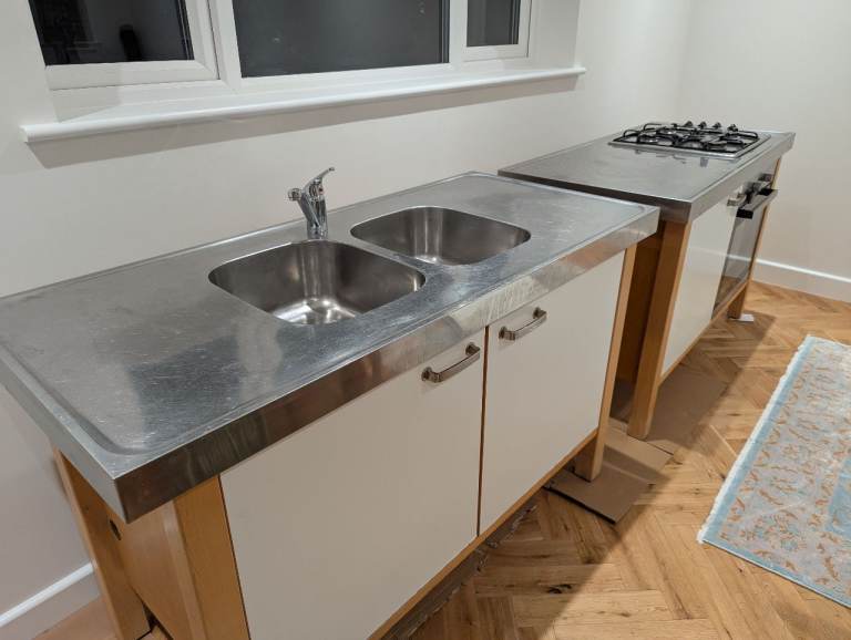 IKEA Varde freestanding kitchen sink and oven units