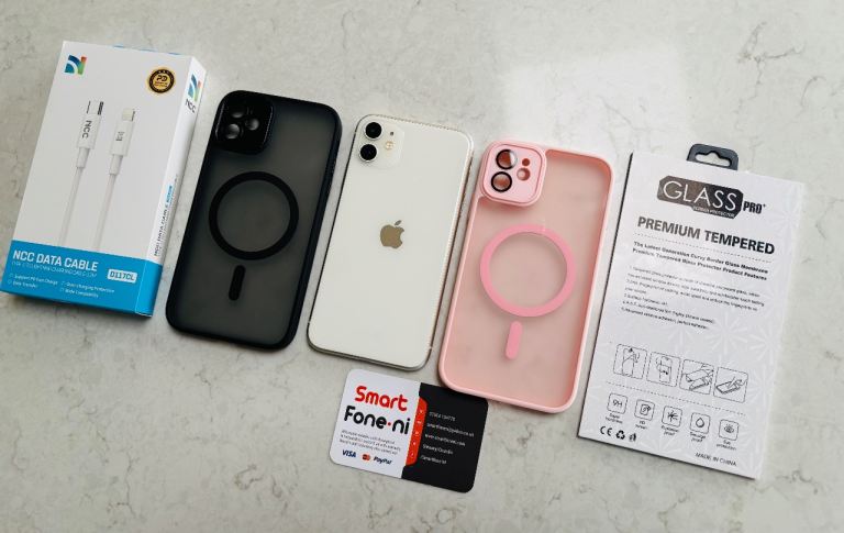 White iPhone 11. 6 month warranty. Lisburn. Delivery available 
