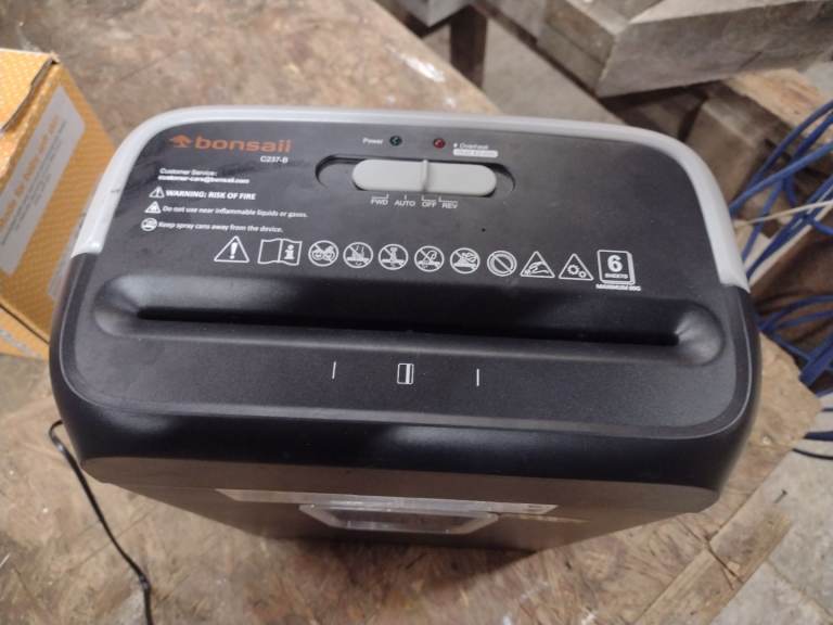 image for paper shredder