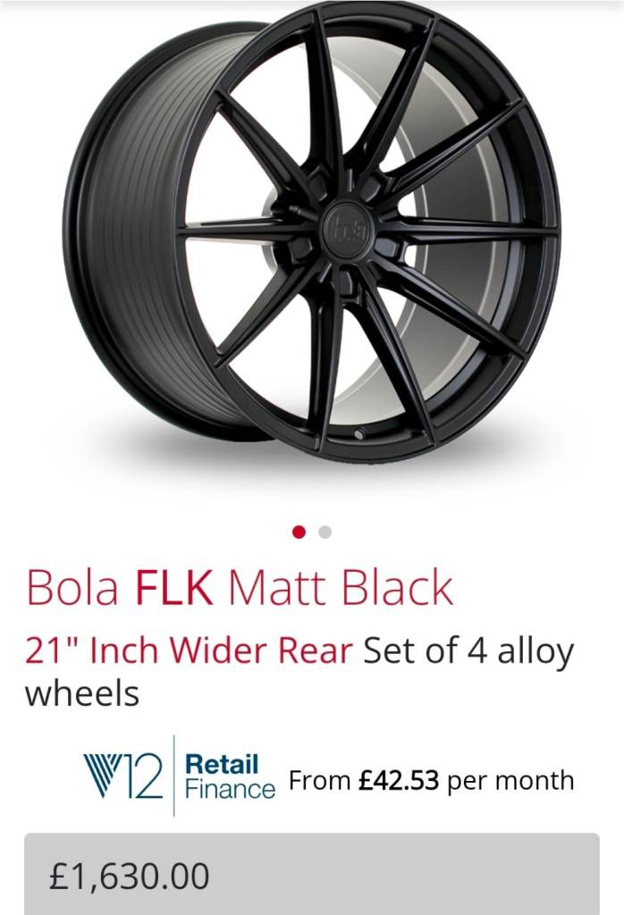 21" Bolas brand new with hankook tyres