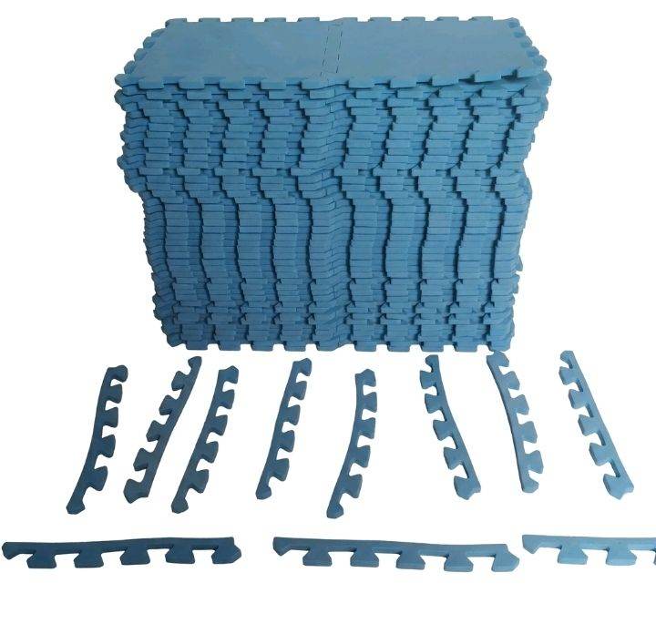 Gym mats 80pcs blue soft 