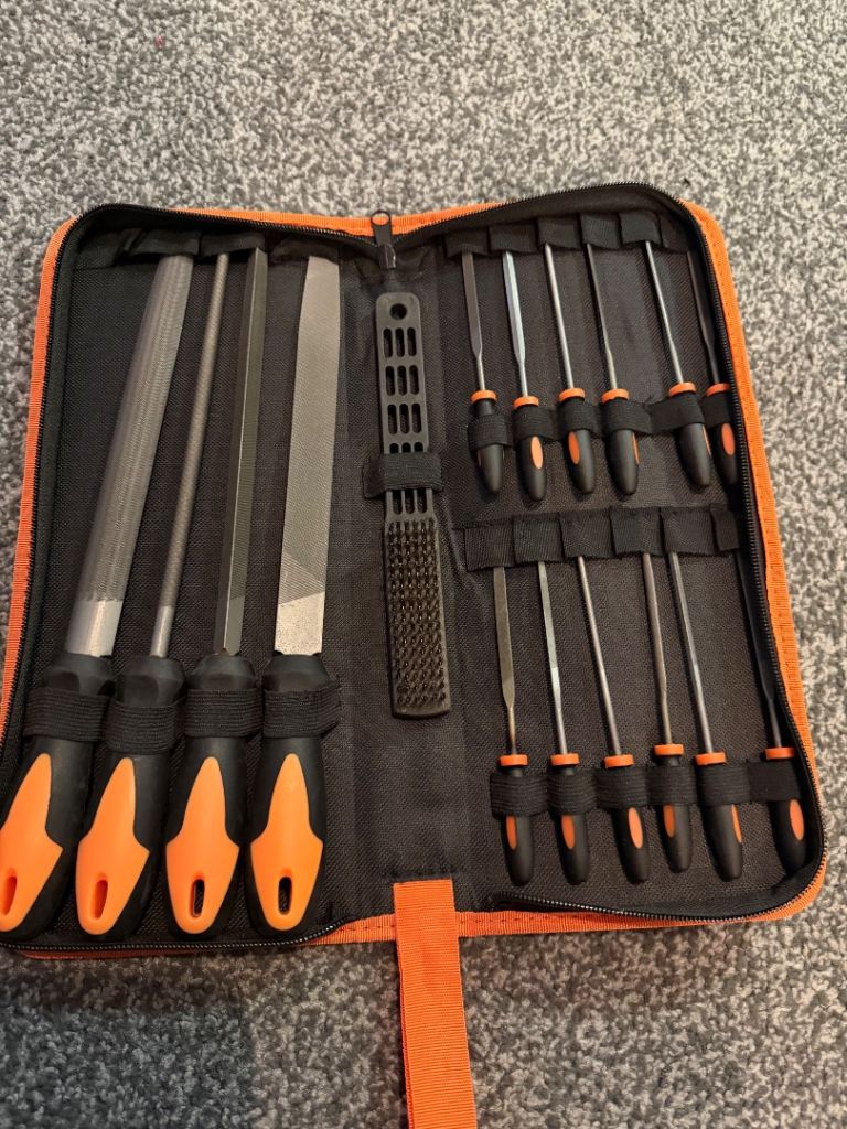 File and Rasp Set with Case – new 