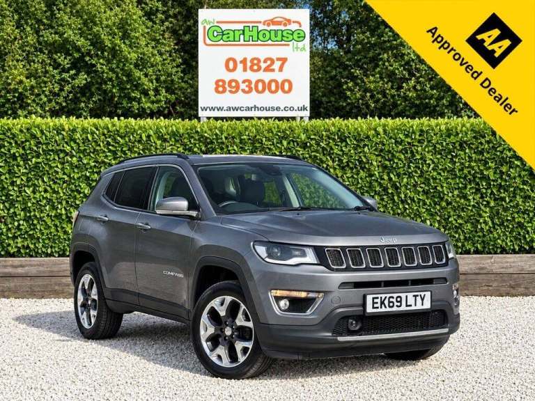 2019 69 JEEP COMPASS 1.4T MULTIAIRII LIMITED SUV 5DR PETROL AUTO 4WD EURO 6 (S/S
