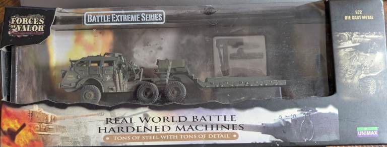 Rare Unimax/Forces of Valor - M26 Dragon Wagon and Trailer - US Army 1/72 Scale 