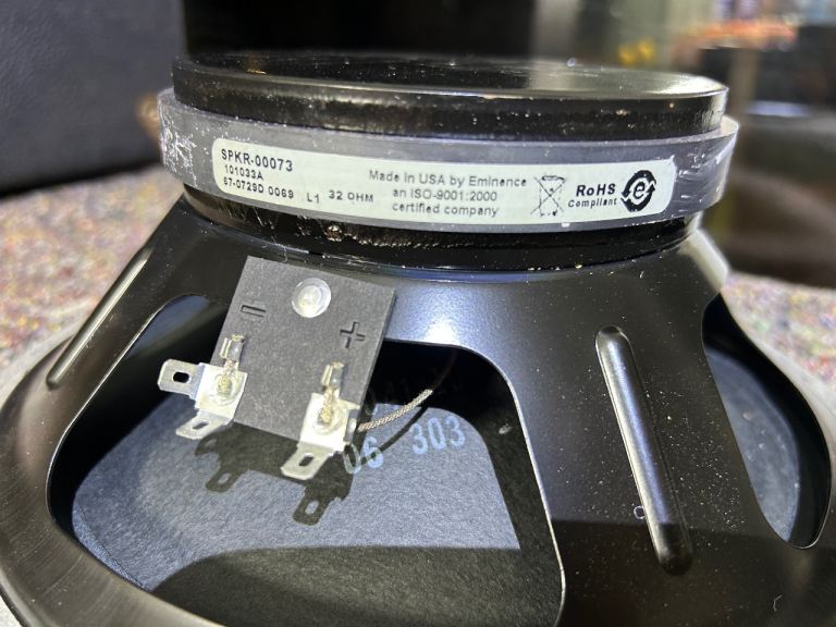 Marshall VBC810 Bass Cabinets Eminence Drivers