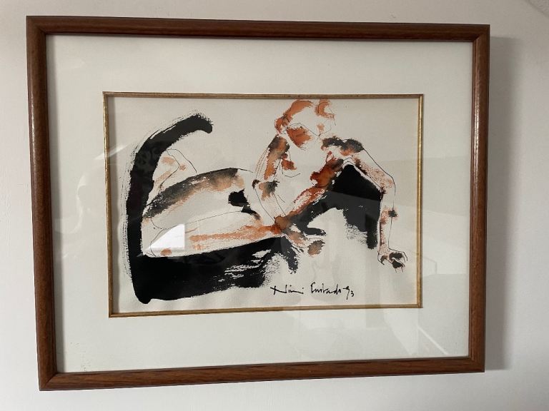 An Original Painting by Bristol Based Abstract Artist Nimi Furtado