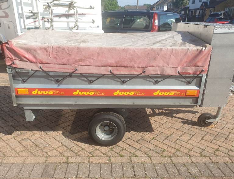 Rare large Duuo trailer. Stores vertically on side.