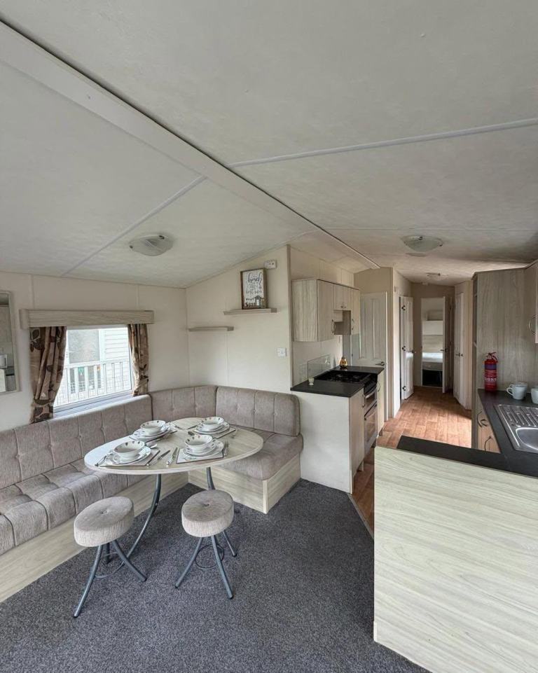 3 bed sited static caravan for sale on family owned park in North Wales 