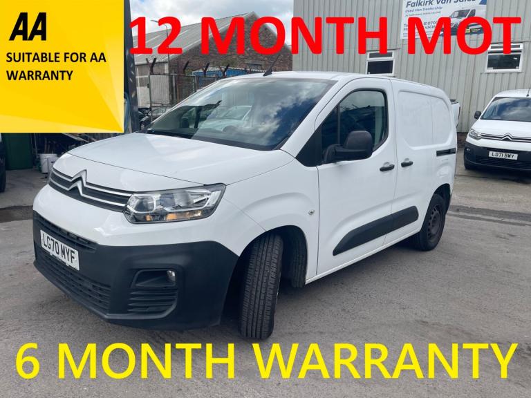 2020 Citroen Berlingo 1.2 PureTech 1000Kg Enterprise 110ps [Start stop] PANEL VAN Petrol Manual