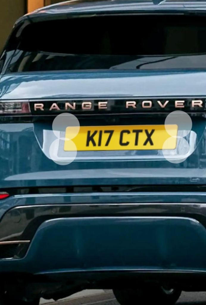 Personalised private registration number plate K17 CTX Cat Kit 