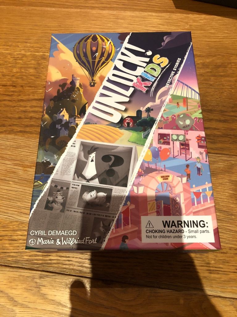 Unlock! Kids Board Game - Detective Story, Fantastic Condition