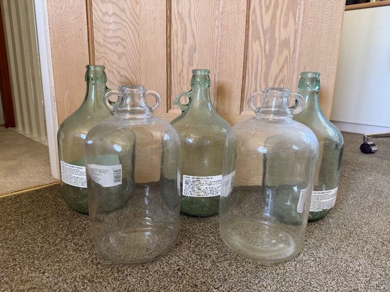 Demijohns x5 