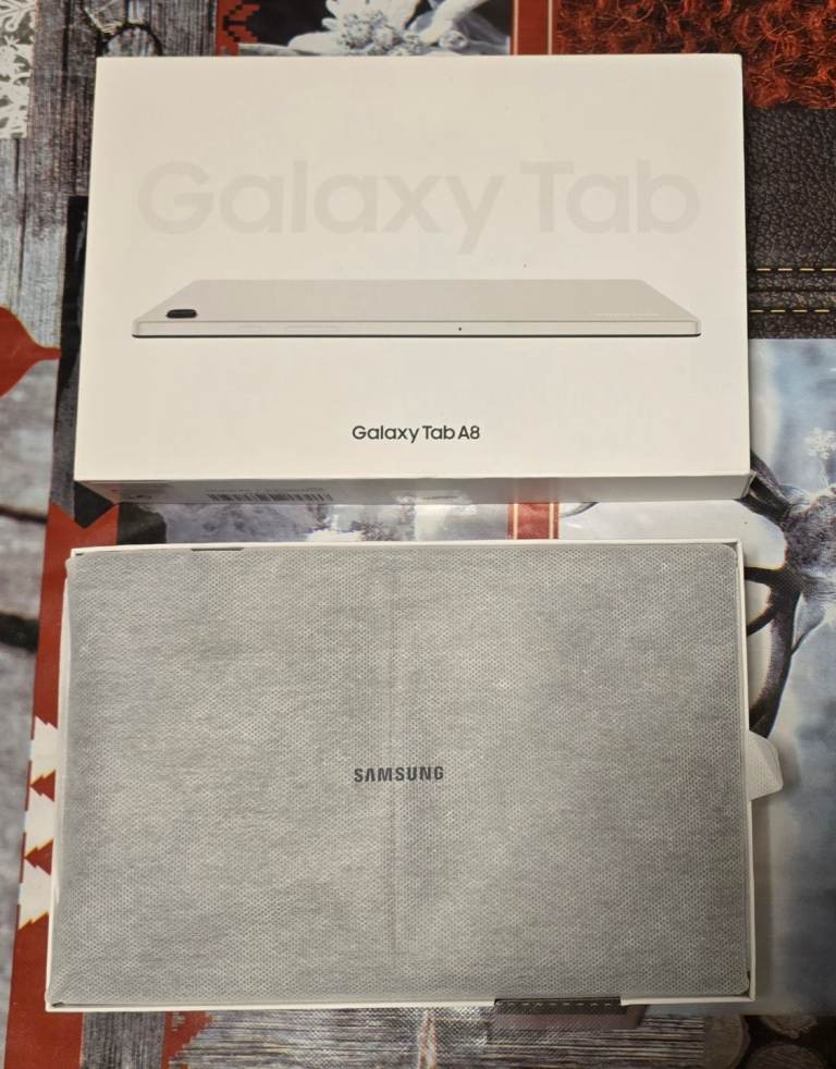Samsung Galaxy Tab A8, 64GB, Boxed, Excellent Condition, Unused Charger etc