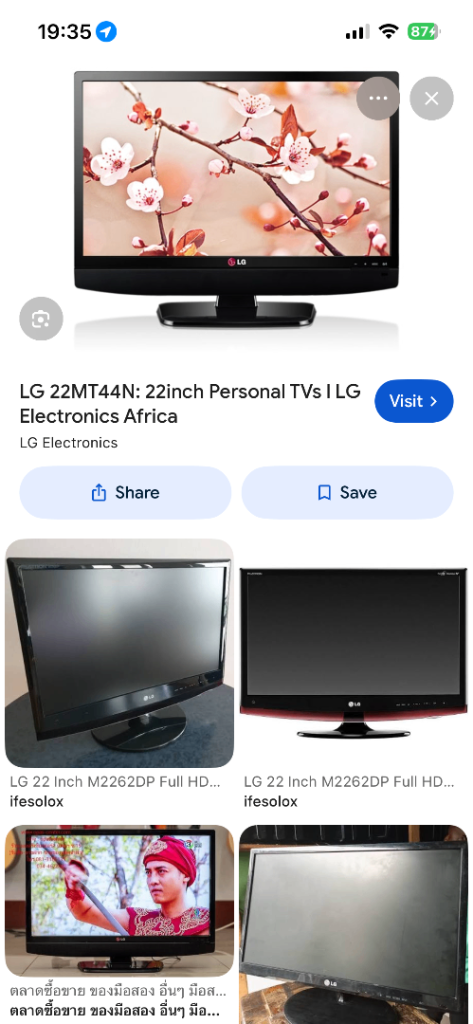 22 inch television